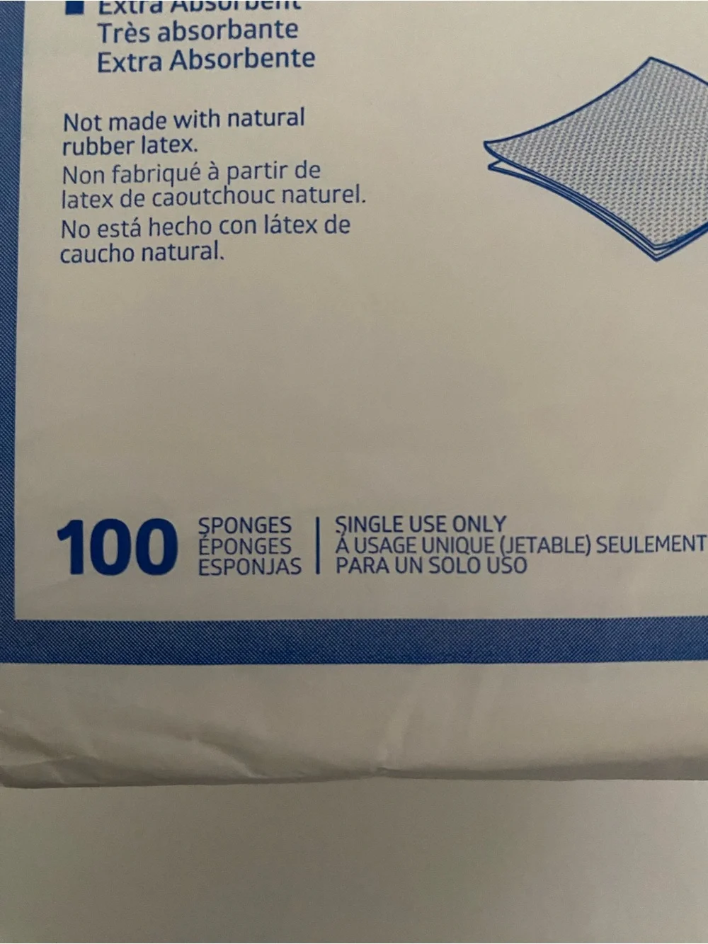 MedLine Post-op Sponge 100 counts